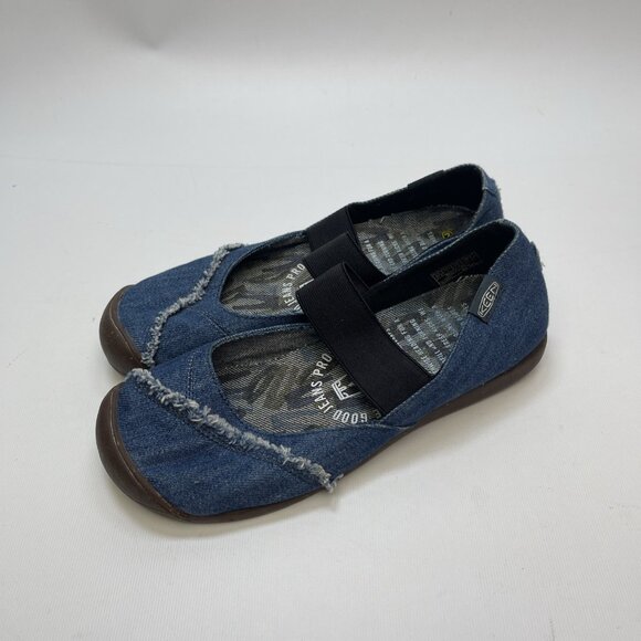 Keen The Good Jean Project Mary Jane Denim Shoes Sz 7 US Limited Edition Slip On - Picture 4 of 12